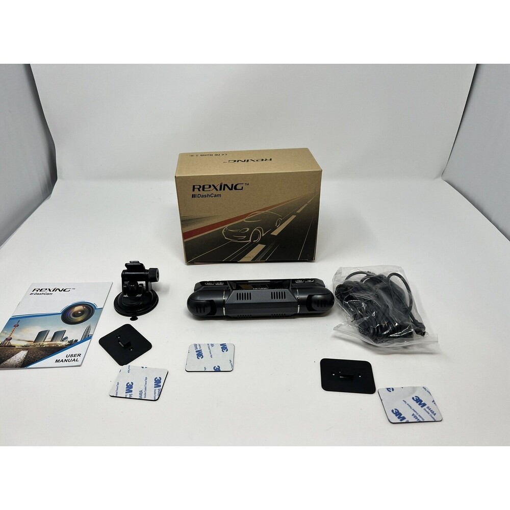 Rexing G600 Dual Dash Cam Vehicle Dasboard Camera